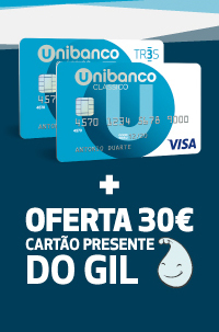 Oferta 30€ Cartão Presente do Gil