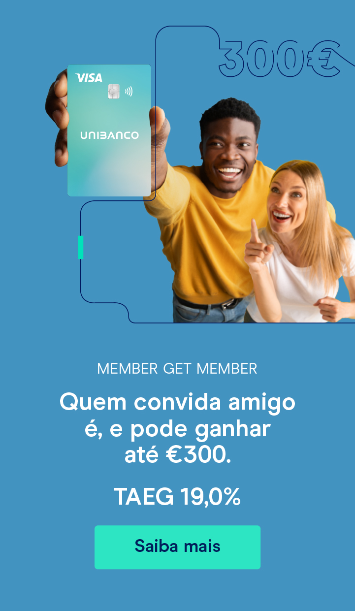 Campanha convidar amigos para aderir ao cartão de crédito UNIBANCO