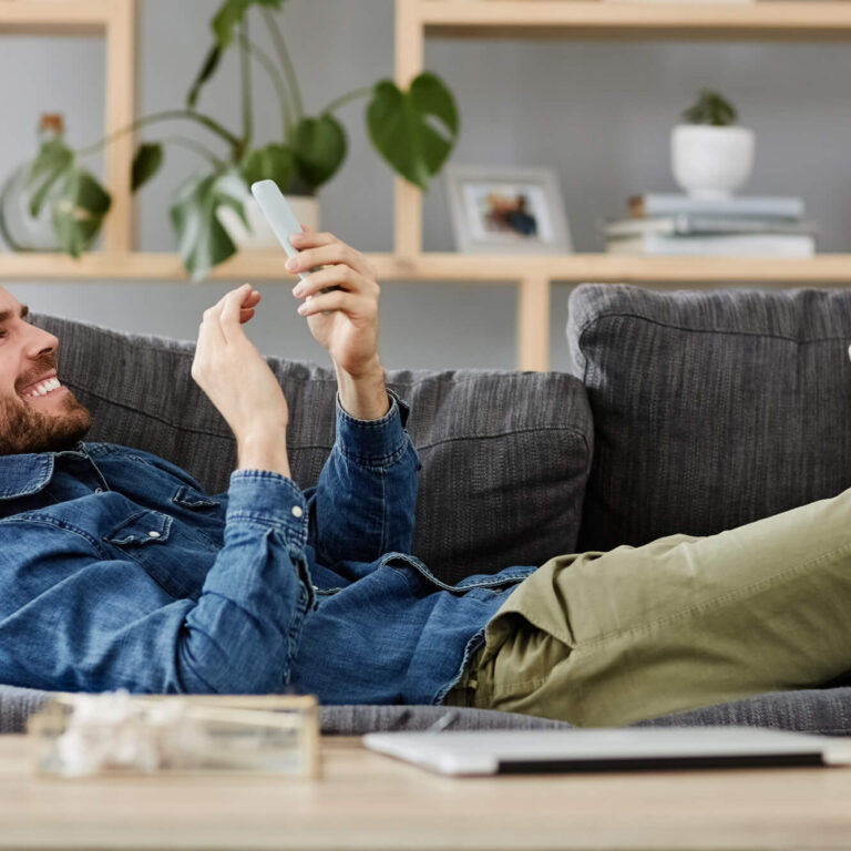 Man Looking at phone