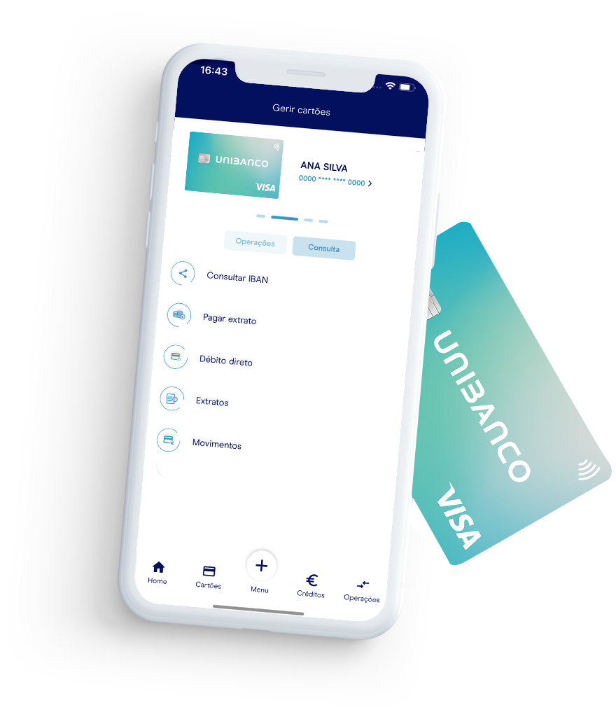 APP UNIBANCO com Cartão de Crédito UNIBANCO