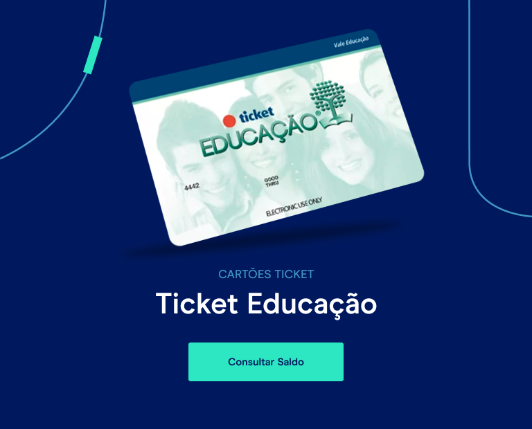 Cartão Ticket Educação