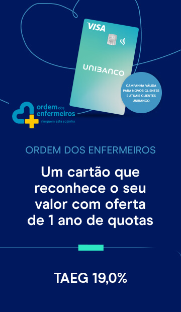 Cartão de crédito Unibanco - Campanha promocional Ordem dos Enfermeiros