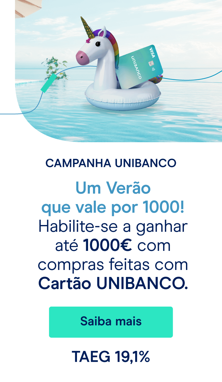 Castelo de areia com cartão de crédito da campanha de verão unibanco 2025